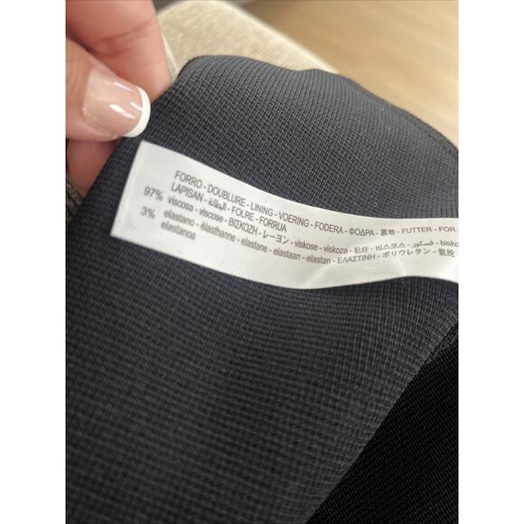 ZARA Square Neck Puff Short Sleeve Crop Top large Black - Picture 9 of 9